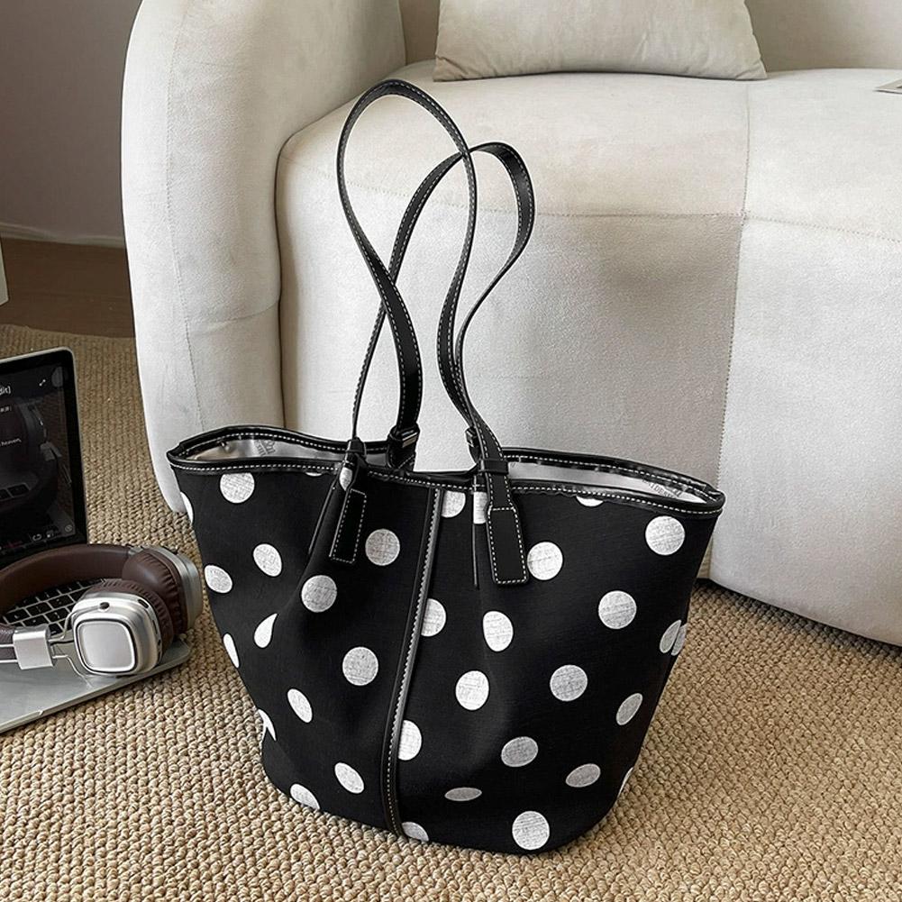 Tote Bag Beach - Polka Dot Tote Bag for Women