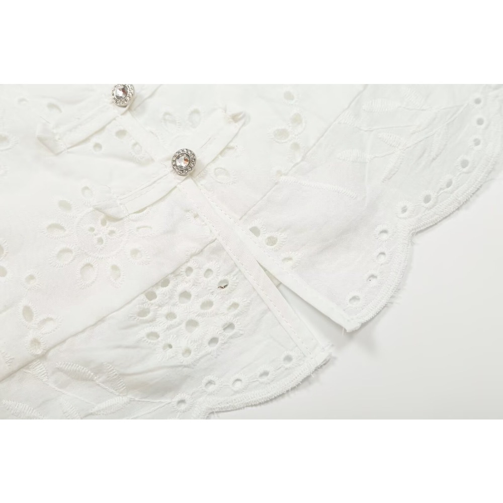 Women Embroidered Eyelet Skirt - đánh giá và giá Midi Skirt Floral