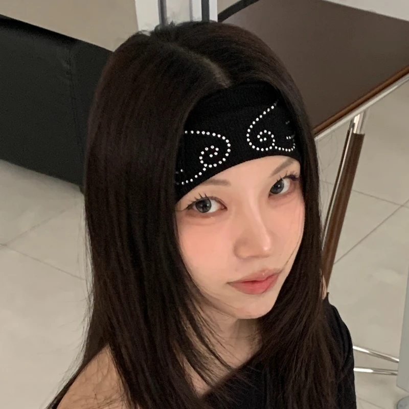 IUM Niche Spicy Girl Angel Win - đánh giá và giá Headband Summer Knit