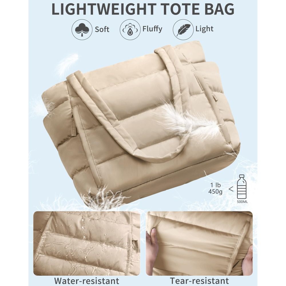 Large Capacity Puffer Tote Bag - đánh giá và giá Tote Bag Beach